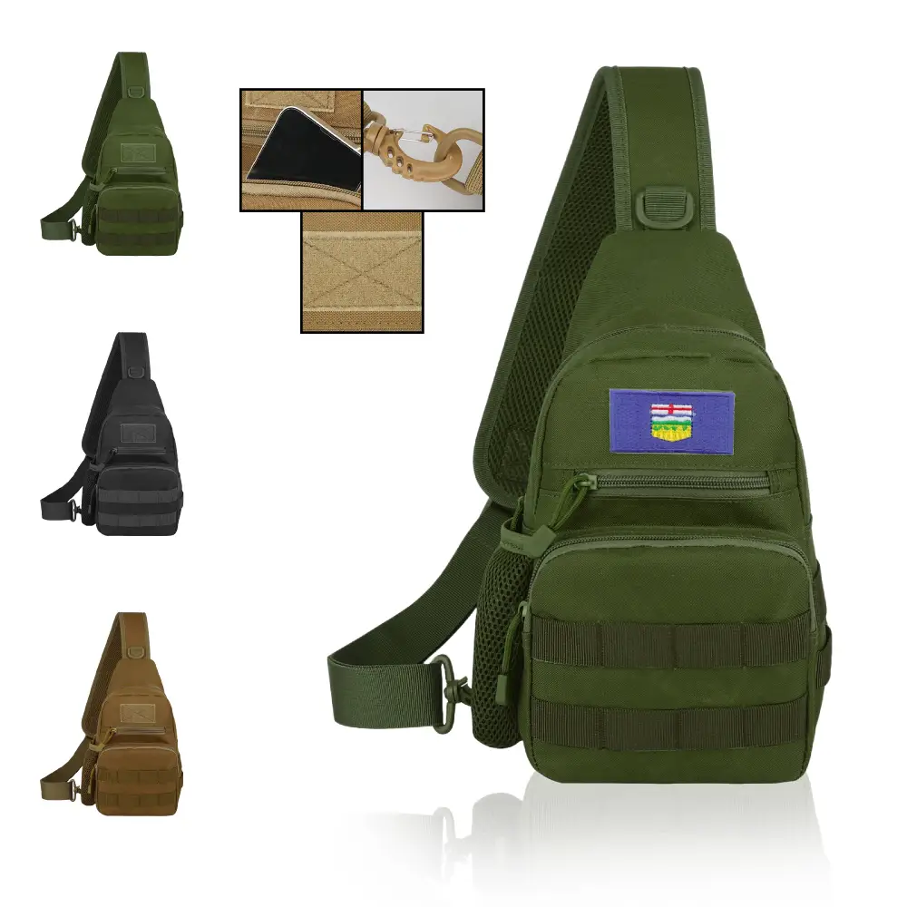 S13168 - Versatile Tactical Sling Bag With Personalization