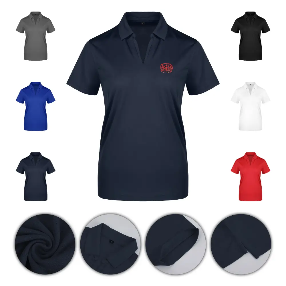 S19751 - Wholesale Women's Soft Stretchable Micro Pique Sports Polo Shirt