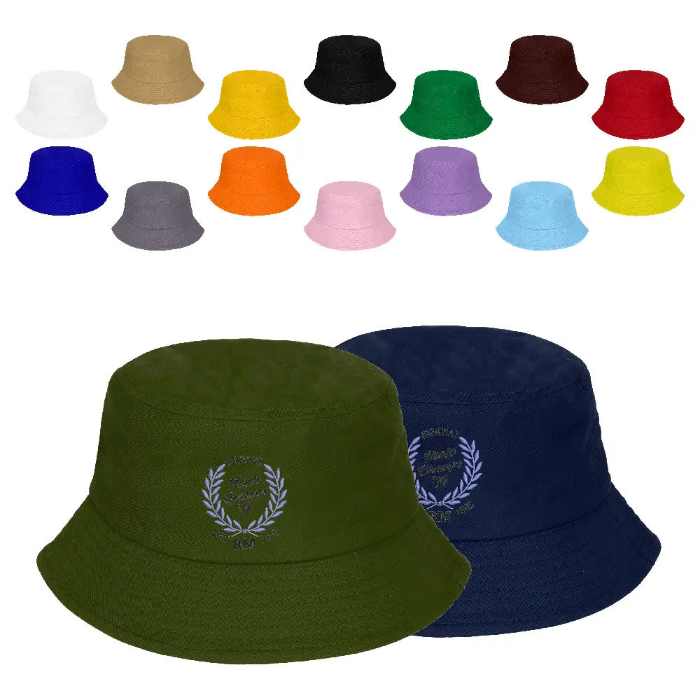 embroidered bucket hats