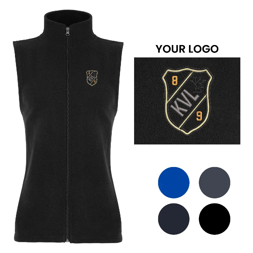 S19999 - Men's And Women's Basic Fleece Vest with Logo
