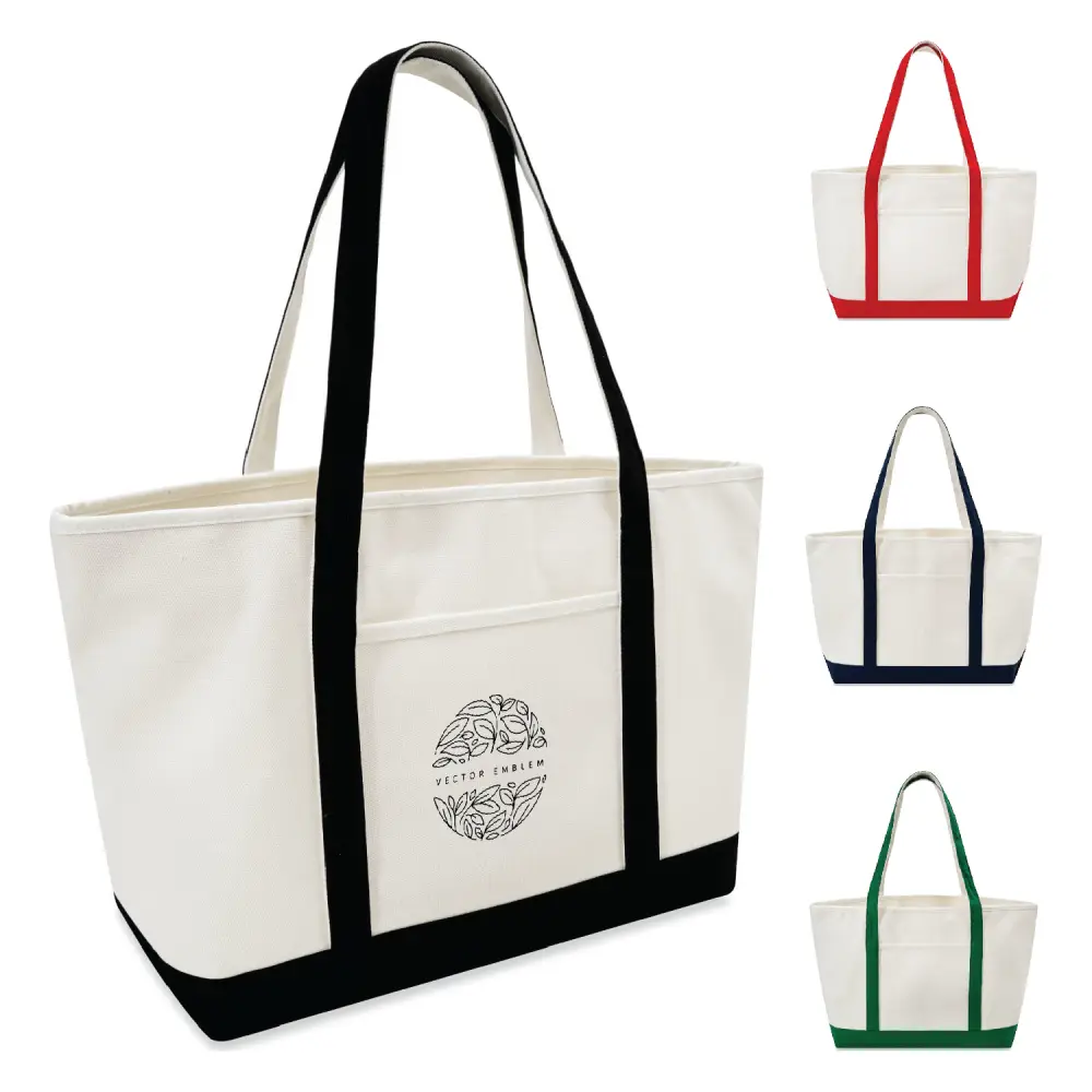 SST141 - Custom Large Cotton Yacht Club Sailing Bag in Wholesale