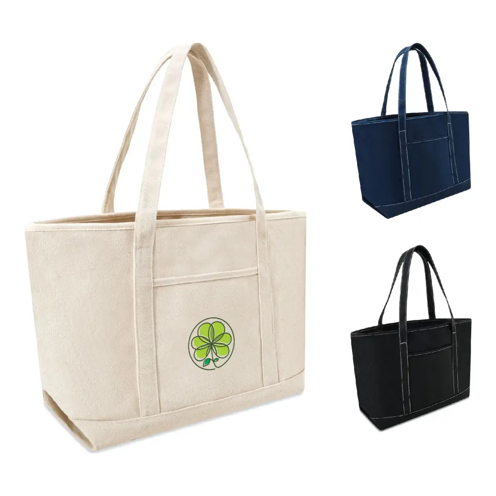 SST144 - Promotional Large Cotton Admiral Tote Bag with Printed Logo