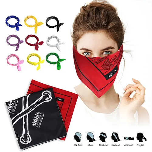 S12166 - Promotional Custom Sublimated Square Bandana
