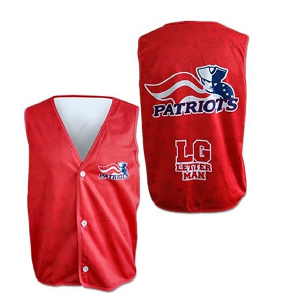 SUT100 - Custom Polyester Vest Personalized with Logo