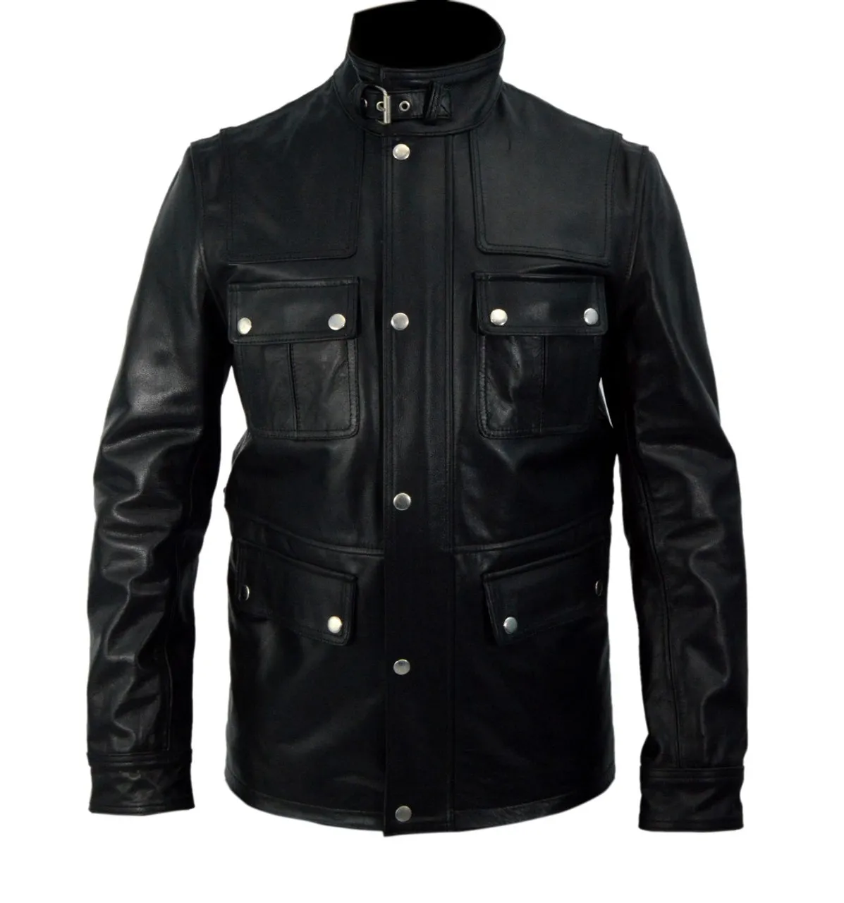 LJ106 - Premium Black Leather Jacket
