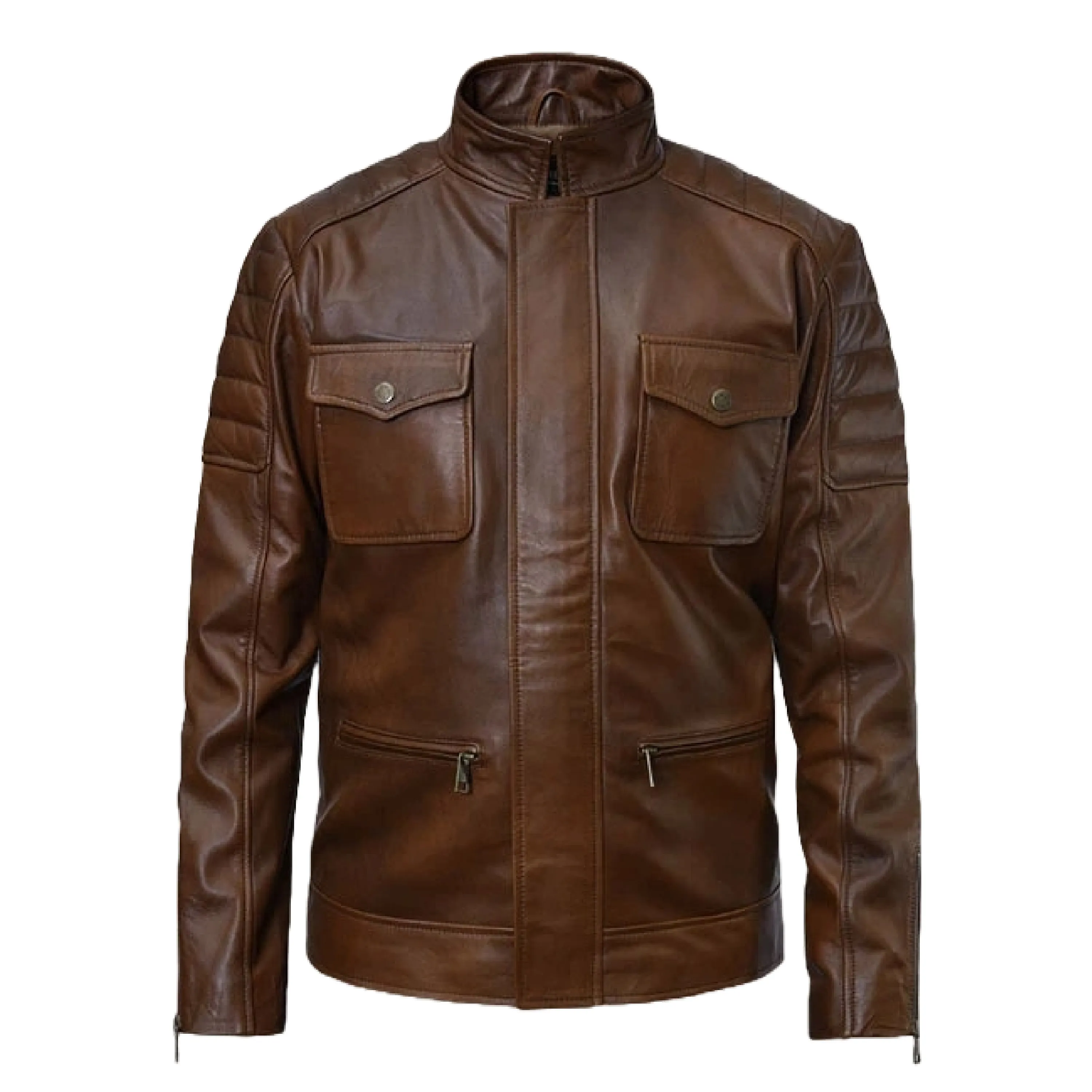 LJ117 - Elite Boss Leather Jacket