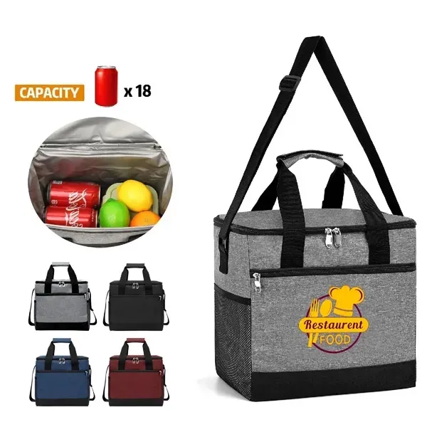 S12242 - Custom Kules 18 Can Insulated Lunch Bag Wholesale