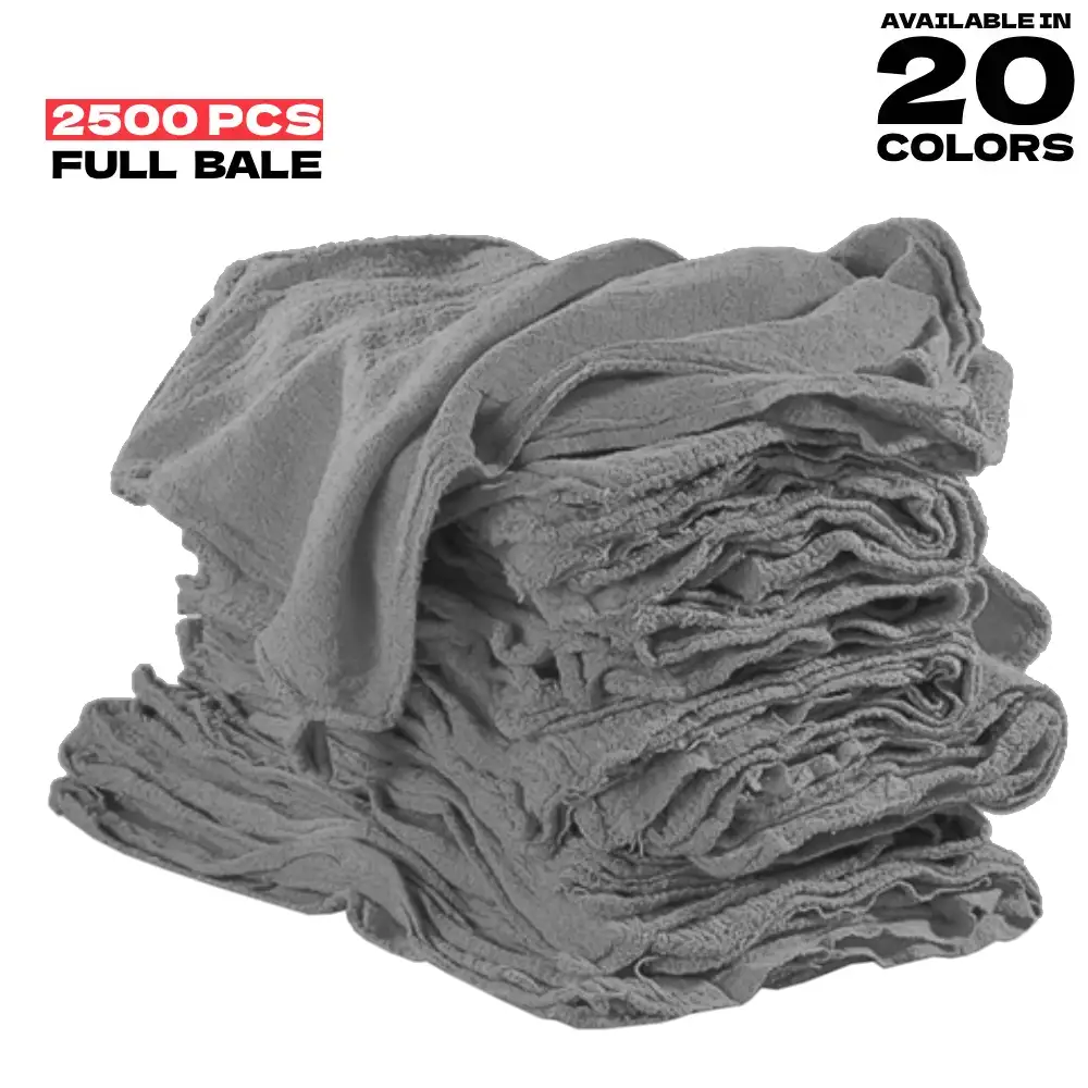 ST1625 - Colored - Full Bale - Blank - 16 X 25 - Printing Industry Cotton Shop Towels - Made for the Printing Industry