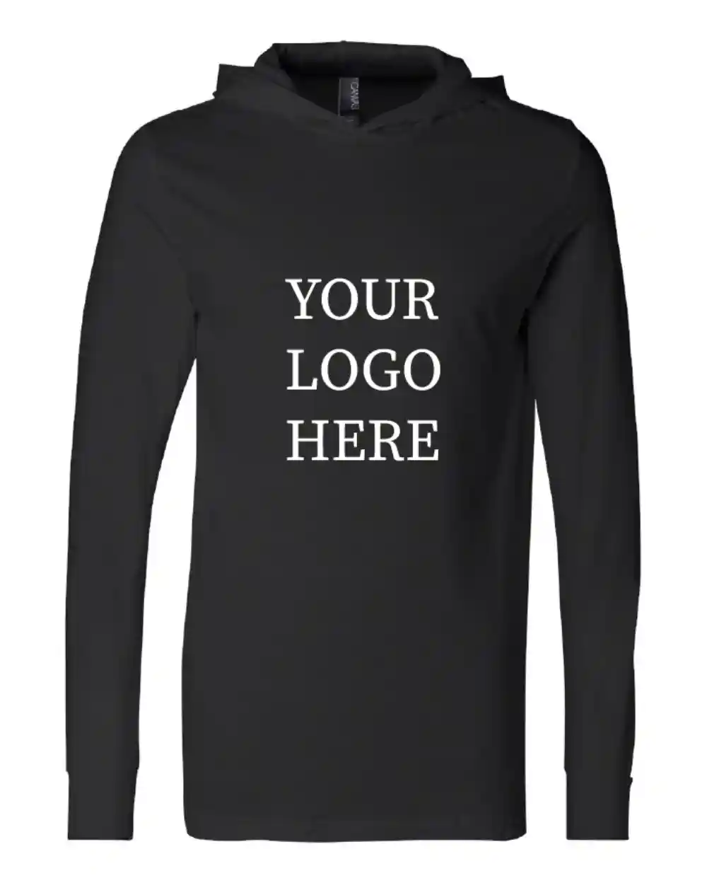 3512-B1900 - Bella + Canvas - Jersey Hooded Long Sleeve Tee