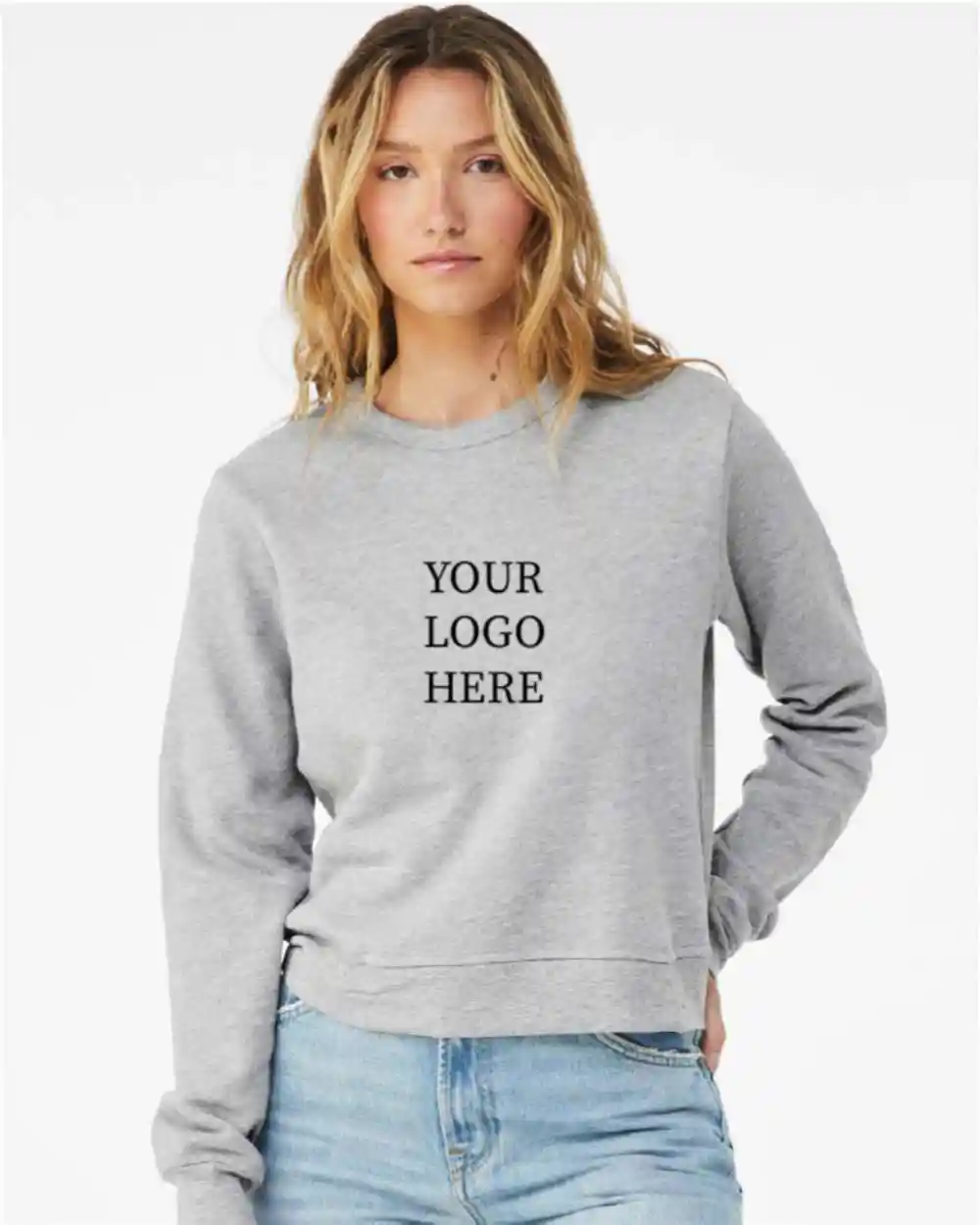 7511-B3200 - Bella + Canvas - Women's Sponge Fleece Classic Crewneck Sweatshirt
