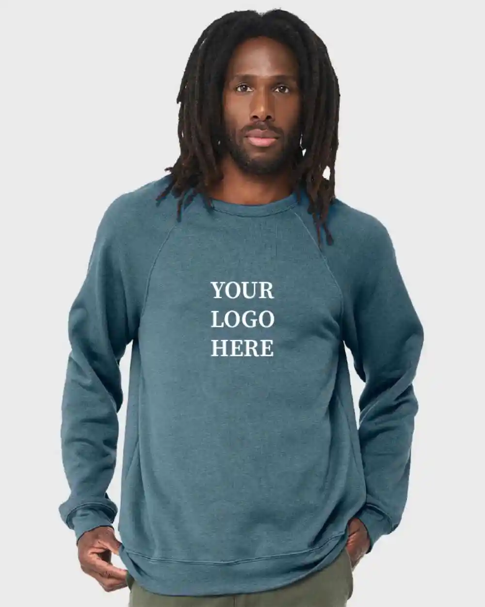 3945-B1300 - Bella + Canvas - Sponge Fleece Drop Shoulder Crewneck Sweatshirt