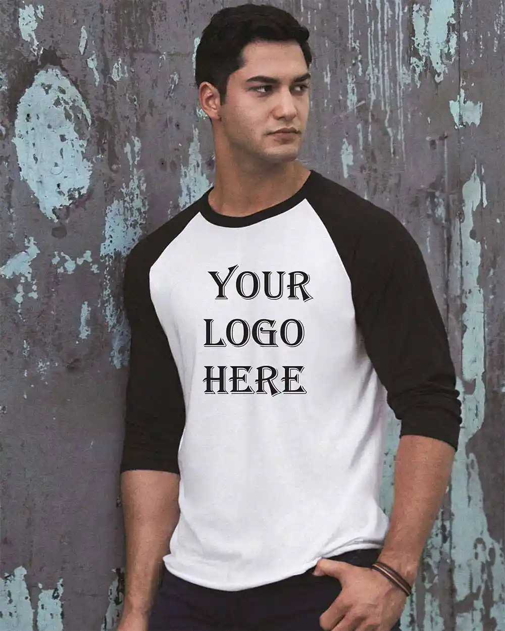 560RR-J1600 - JERZEES - Premium Blend Ringspun Three-Quarter Sleeve Raglan Baseball T-Shirt