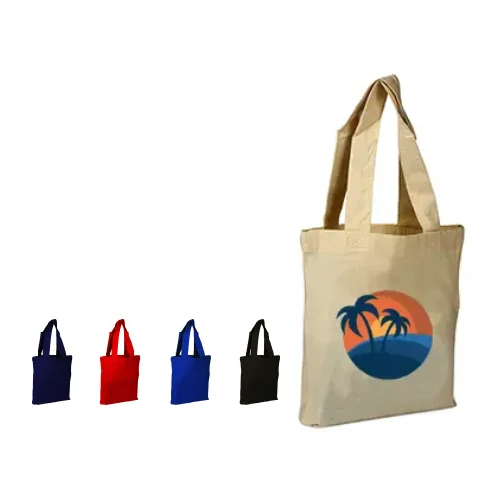 QTBGM - Custom Cotton Sheeting Medium Tote Bags