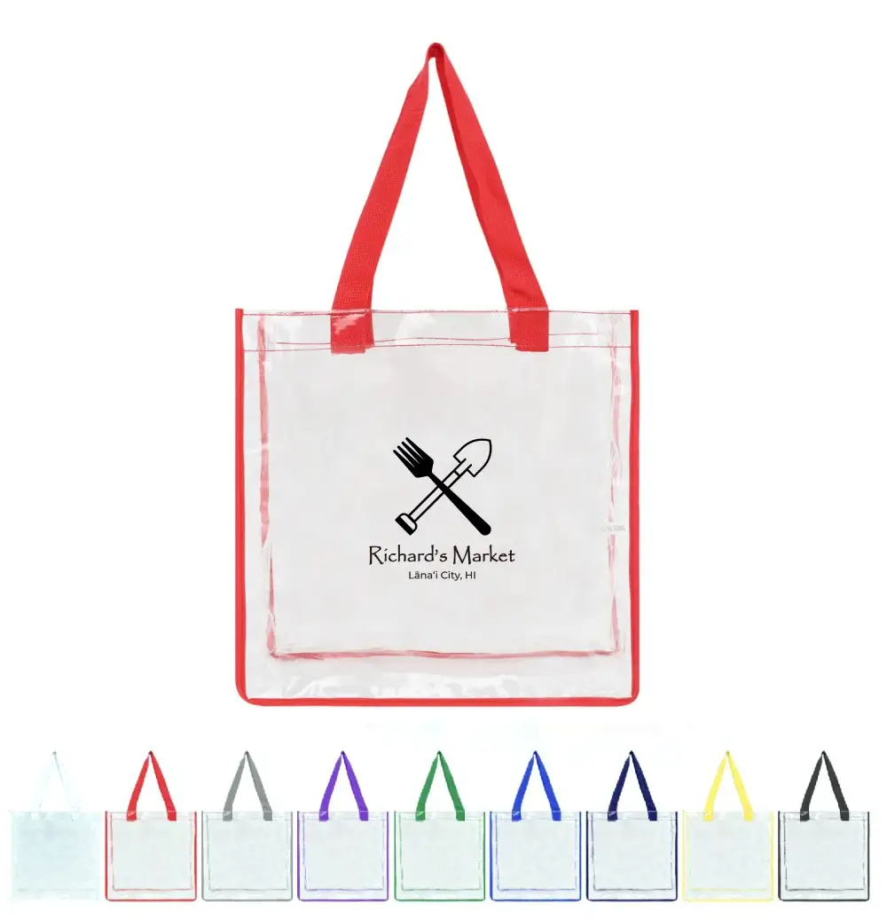 S12059 - Clear Stadium Tote Bag