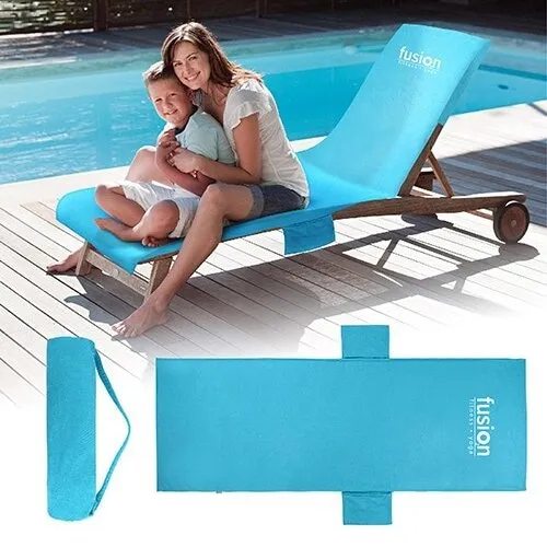 S12542 - Personalized Beach Chair Cover with Side Pockets