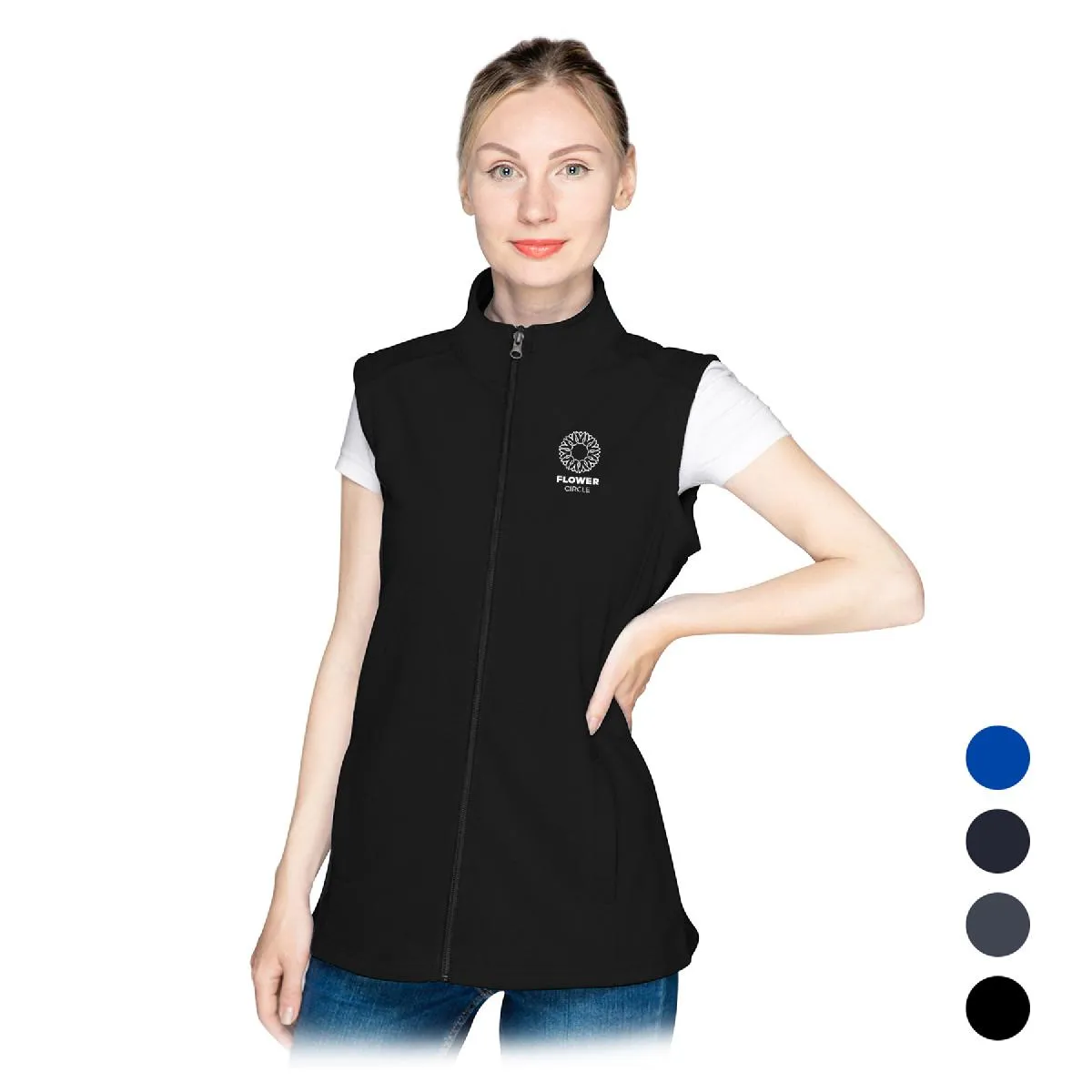 S19999 - Promotional Men's And Women's Basic Fleece Vest with Logo
