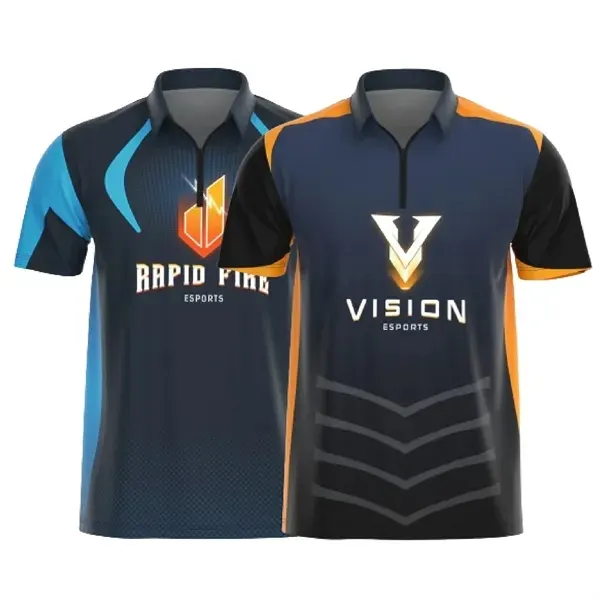 S13325 - Sublimated 1/4 Zip Polo Shirt
