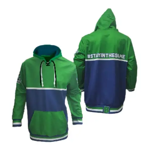 SHH119 - Wholesale Lace Up Hoodie with Personalization