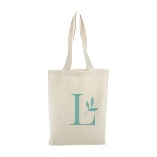 STB100GC - Customized Heavy Cotton Bag With Gusset and Web Handles