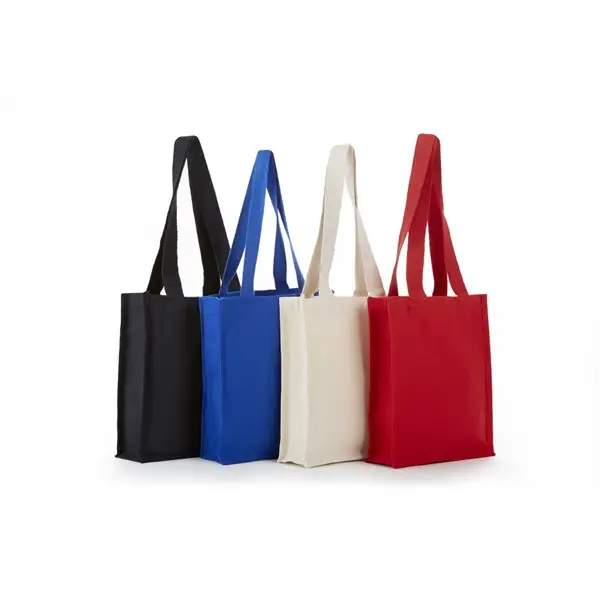 STB6122 - Wholesale Heavy Canvas Book Tote with Web Handles, Customized with Logo