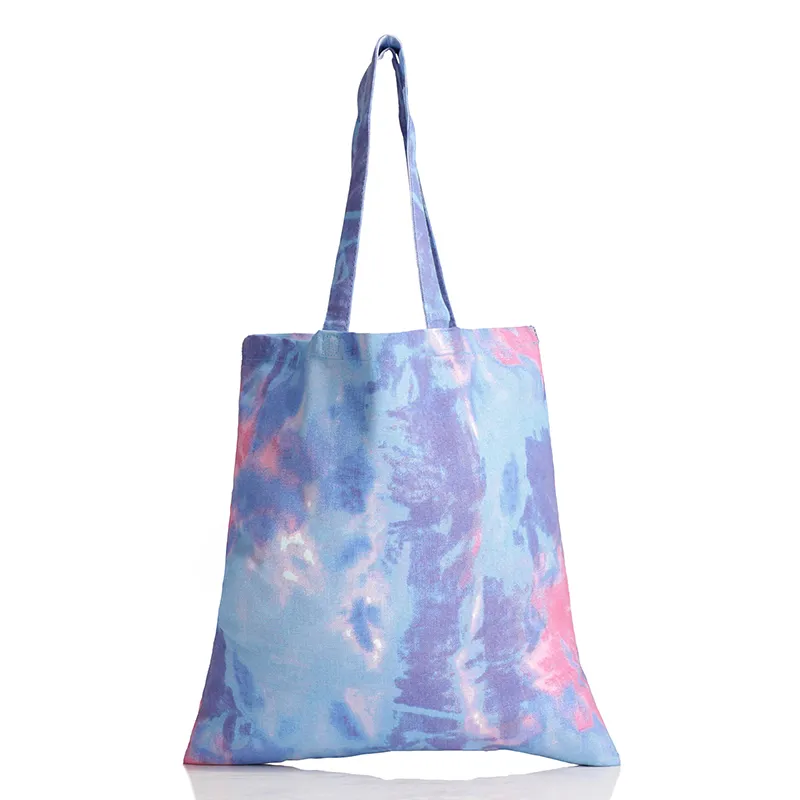 TD800 - Personalized Cotton Canvas Tie-Dye Tote Bags in Bulk
