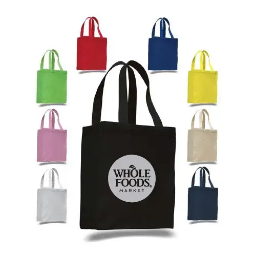 Q1000 - Eco-Friendly Canvas Gusset Tote Bag Customizable