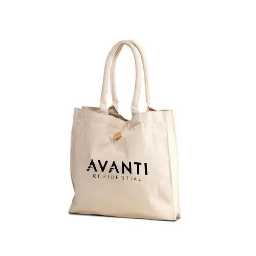 SC966 - Cotton Shopping Tote w/ Cotton Webbed Handles
