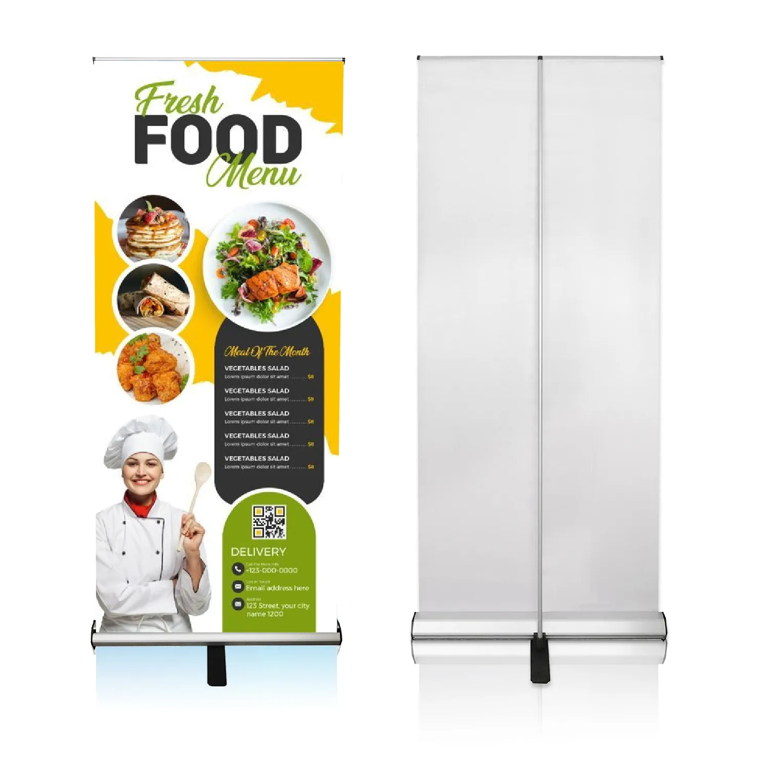 S18431 - Personalized Retractable Banner Stand With Graphics