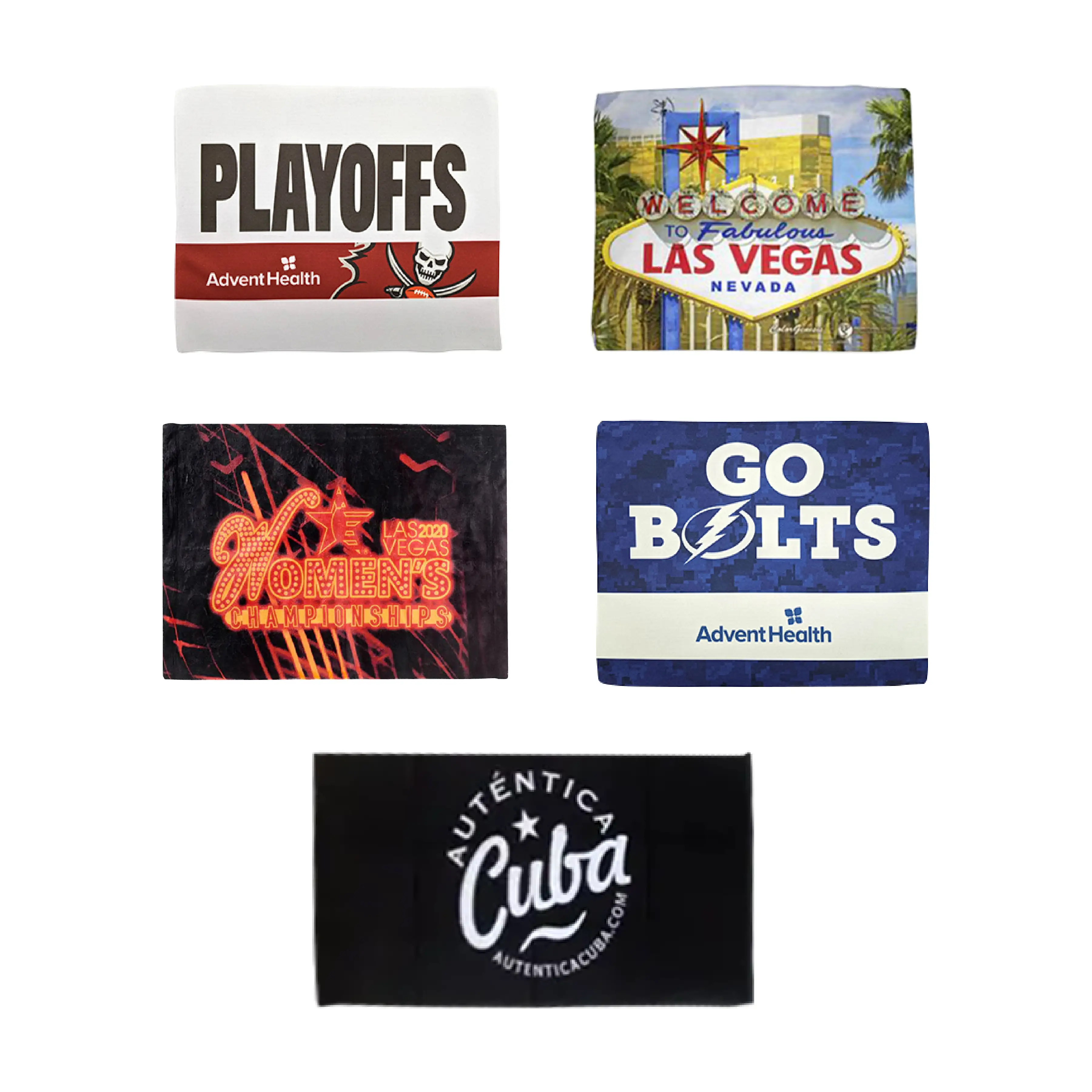 SBT1518 - Custom Dye Sublimated Rally Golf Towel With Logo