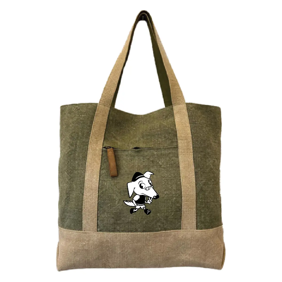 SST921 - Custom Premium Kilim Tote Bag With Magnetic Zipper Closure